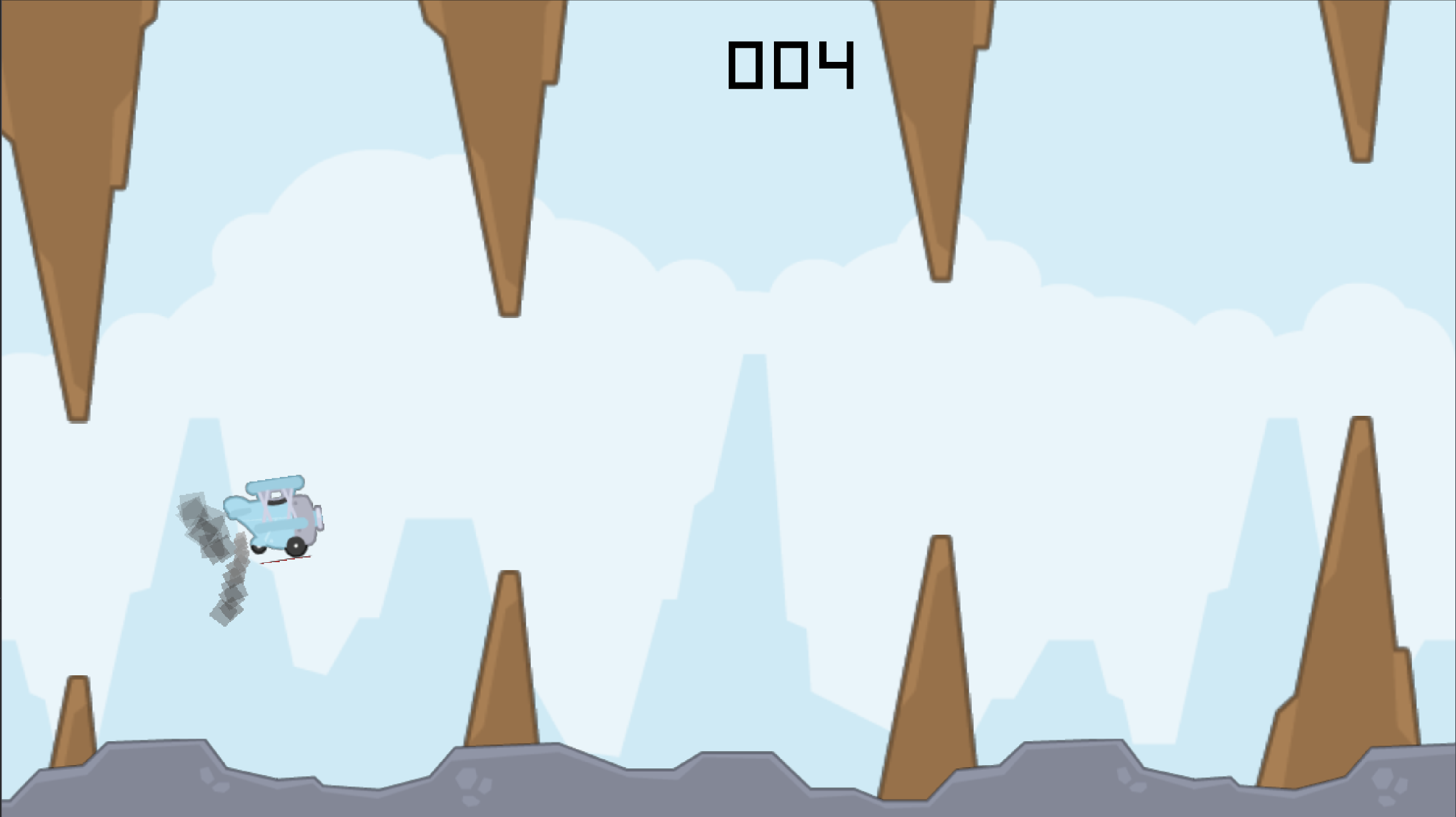 Le premier jeu du Foxvoid Engine : Tappy Plane